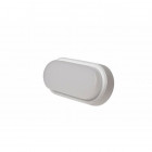 Hublot led 12 watt (eq. 100 watt) - couleur - blanc chaud 3000°k, forme - ovale