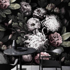 Papier peint floral foncé - DARKFLORAL++