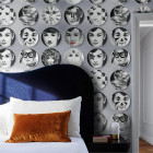 Papier peint plaques décoratives visages vintage - AUDREY++