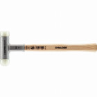 Maillet supercraft, avec manche en hickory verni, amortissant les vibrations et ergonomique et embout arrondi - d=25 mm - 3366.225