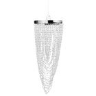 Lustre suspendu en cristal 22 x 58 cm