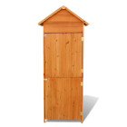 Armoire de rangement de jardin Marron 42,5x64x190 cm