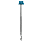 Vis autoperceuse ETANCO Zacrospiral - Ø 6.3x90 mm - Tête hexagonale 12 - Sachet de 100 - Ral 9010 - 551910001