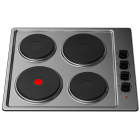 Exquisit plaques de cuisson électrique acier inoxydable 2000 W EMS602