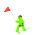 Step2 Signal d'avertissement visuel Vert 864899