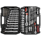 YATO Ensemble de clés à cliquet YT-3878, 77 pièces
