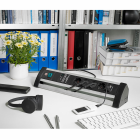 Brennenstuhl Rallonge à 4 prises "Alu-Office-Line" 47 cm