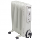Bestron Radiateur à bain d'huile avec 9 éléments 800/1200/2000 W ARA9