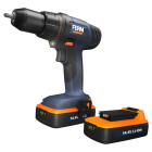 FERM Li-Ion Perceuse/Visseuse sans fil 14.4V 2 batteries CDM1113S