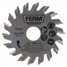 FERM Lame de précision pour scie circulaire 18T TCT CSA1034