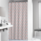 Sealskin Rideau de douche Diamonds 180 cm Corail 235201346