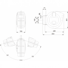 BAHCO Enrouleur de tuyau d'air 15 m BPHRC1015