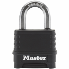 Master lock cadenas à combinaison excell zinc 57 mm noir m178eurd