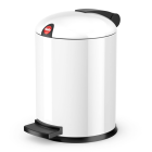 Hailo poubelle à pédale design taille s 4 l blanc 0704-080