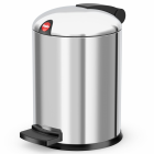 Hailo poubelle à pédale design taille s 4 l acier inoxydable 0704-560