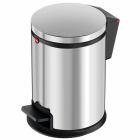 Hailo poubelle à pédale pure taille s 3 l acier inoxydable 0504-010