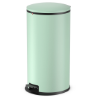 Hailo poubelle à pédale pure taille xl 44 l menthe mat 0545-070