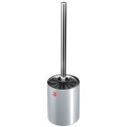 Hailo ensemble de brosse et porte-brosse toilette argenté 0833-810