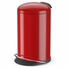 Hailo poubelle à pédale topdesign taille m 13 l rouge 0516-530