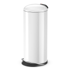 Hailo poubelle à pédale topdesign taille l 24 blanc 0523-219