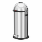 Hailo poubelle à pédale kickvisier taille xl 36 l acier inox 0850-259