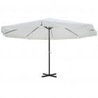 Vidaxl parasol blanc aluminium 500 cm