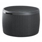 Keter coffre de rangement rond en polyrotin circa 227487