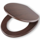 Tiger abattant wc à fermeture en douceur douglas mdf marron 251678346