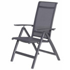 Garden impressions chaise de jardin inclinable gala gris 00300gt