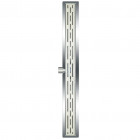 L'aqua drain de douche linéaire classique 80 cm acier inoxydable