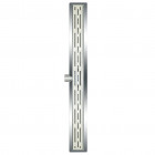 L'aqua drain de douche linéaire classique 90 cm acier inoxydable
