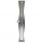 L'aqua drain de douche linéaire en carrelage 70 cm acier inoxydable