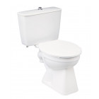 Cuvette wc sur pied aspirambo sortie orientable réservoir simple chasse 6 l blanc