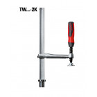 Elément de serrage pour tables de soudage tw16 200/100 (poignée bi-matière) 200mm max. - tw16-20-10-2k