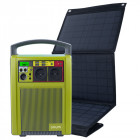 Pack station d'énergie portative izzywatt 288 et panneau solaire pliant 30w