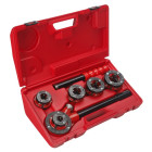 Cage 1 cliquet + bras bspt droite : 1/2 3/4 1 1.1/4 en coffret métal