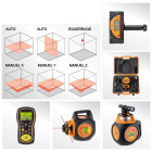 Laser rotatif double pente digital précision 0,5 mm à 10 m Fl 510hv-g