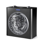Radiateur/ventilateur compact 2000 w pour des espaces 15 m2, couleur noir - bxsh2003e