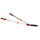 Cisaille à haies télescopique ultra-légère 104 cm avec poignées en alu pg-57-f bahco