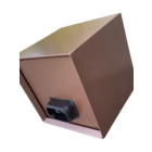 Boite à eau alu 400x400x400 - RAL Cuivré