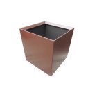 Boite à eau alu 400x400x400 - RAL 7017 Brun Chocolat