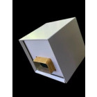 Boite à eau alu 400x400x400 - RAL 7036 Gris Platine