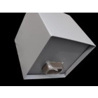 Boite à eau alu 200x200x210 - RAL 2900S Gris Sablé Boite à eau alu 200x200x210 - RAL 2900S Gris Sablé