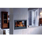 Ferlux foyer en fonte 830 17,5kw vitrage double face
