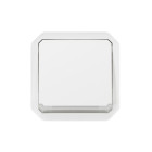 Interrupteur ou va-et-vient lumineux 10ax 250v plexo composable blanc (069613l)