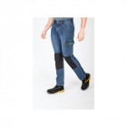 Jeans de travail normé rica lewis - homme - taille 42 - multi poches - coupe charpentier - corje2