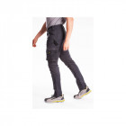 Jeans de travail rica lewis - homme - taille 48 - multi poches - coupe droite confort - fibreflex - twill stretch - gris - jobc