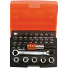Jeu de 26 pcs de vis à tête Torx, 1/4" hexagonales outils garage atelier bricolage Helloshop26 3402054