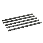 Jeu de 5 mèches longues en acier rapide HSS - 7,0 x 156 mm