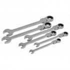 Jeu De 6 Cles Mixtes A Cliquet Tete Articulee